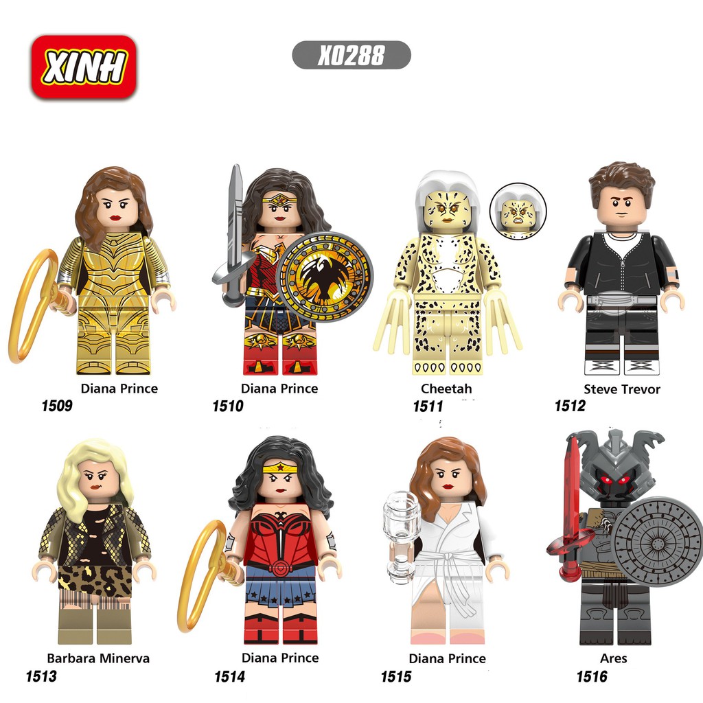 Minifigures Các Mẫu Nhân Vật Trong Wonder Woman Mẫu Mới Ra X0288