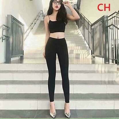 Quần legging nữ co giãn 4 chiều ôm body