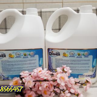 NƯỚC RỬA CHÉN DISHER 3 PLUS KHÔNG MÙI 3600ML THÁI LAN