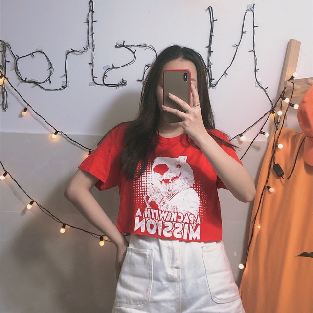 Áo croptop 2hand
