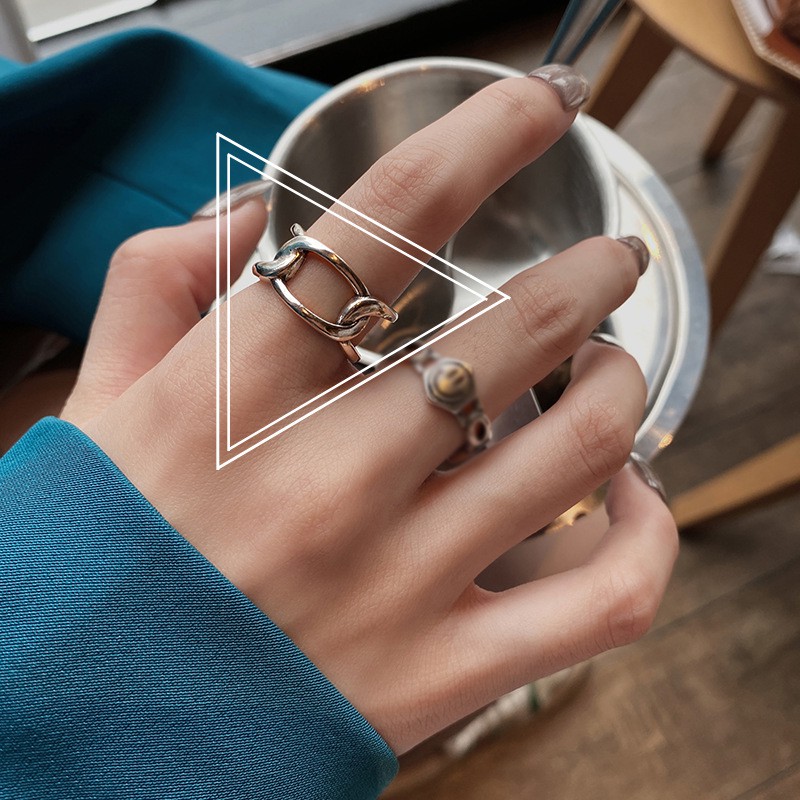 [Mã FAMARAL2 giảm 10K đơn 50K]Nhẫn bạc nữ TOBI SILVER nhiều kiểu dáng cá tính N68