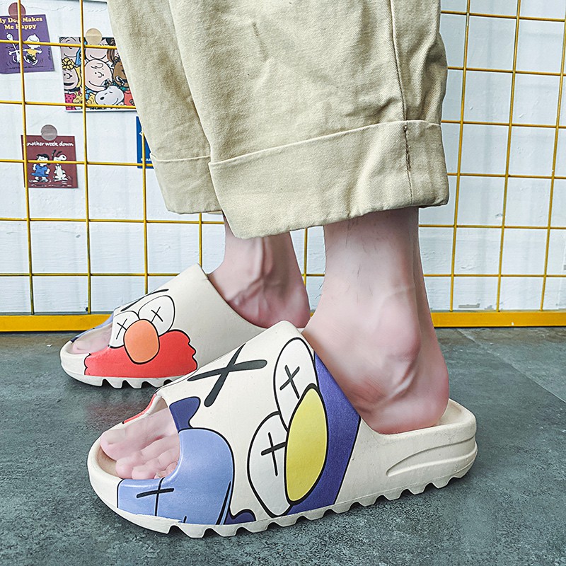 NEW CH <Real Picture> “Dép Nam” “Yeezy Slide” “Sesame Street” Dép chất lượng cao ' , ! '