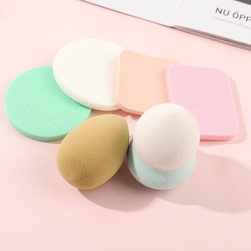 Set 6 Bộ Mút Tán Kem Nền Makeup