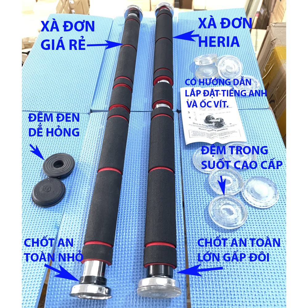 Xà đơn treo tường gắn cửa gắn tường đa năng tại nhà tập thể hình Gym 2021