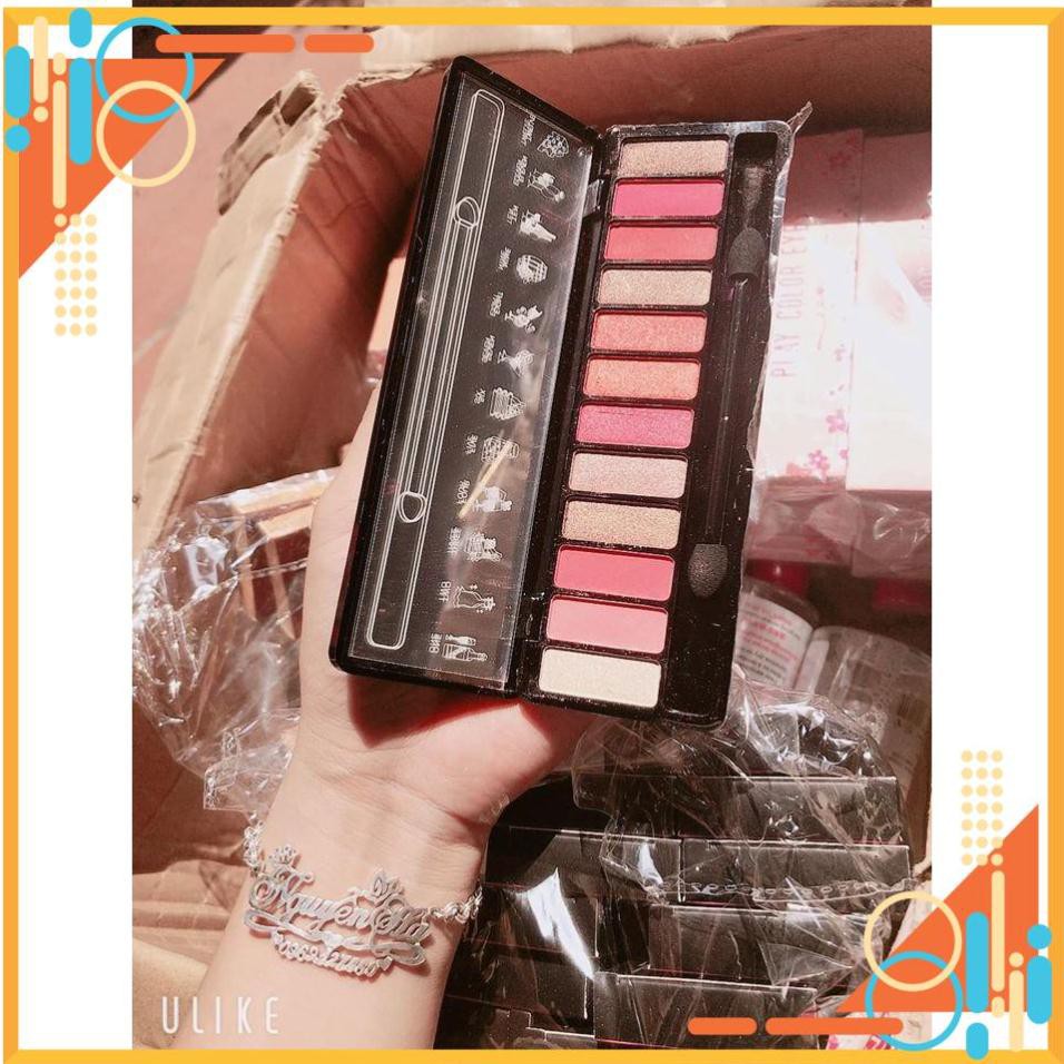 [Dùng là Xinh] Bảng Phấn Mắt 10 Màu Lameila, Nhũ Phấn Mắt 10 Màu Lameila Play Color Eyes | BigBuy360 - bigbuy360.vn
