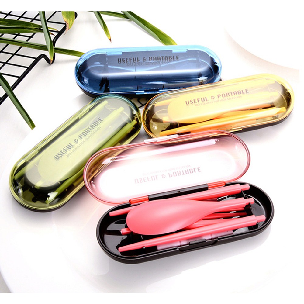 Bộ Đũa Thìa G5 Mới Về - Gập Gọn Văn Phòng Nhỏ Gọn (Tặng Hộp Nhựa Đựng Sạch Sẽ)