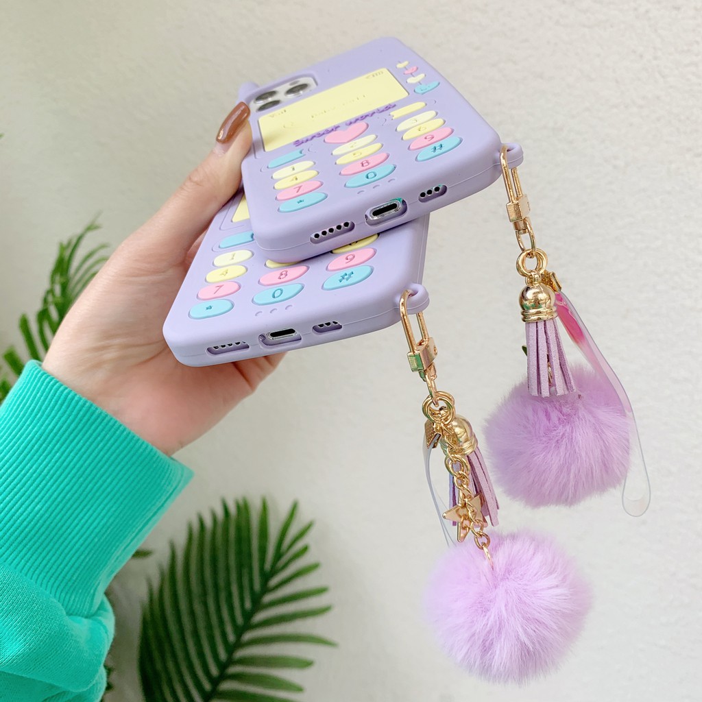 Ốp Điện Thoại silicone Mềm Có Móc Khóa Cho iPhone 14 pro Max 14 plus 14 7 8 plus x xs Max x 11 pro 12 12 pro 12 13 pro Max