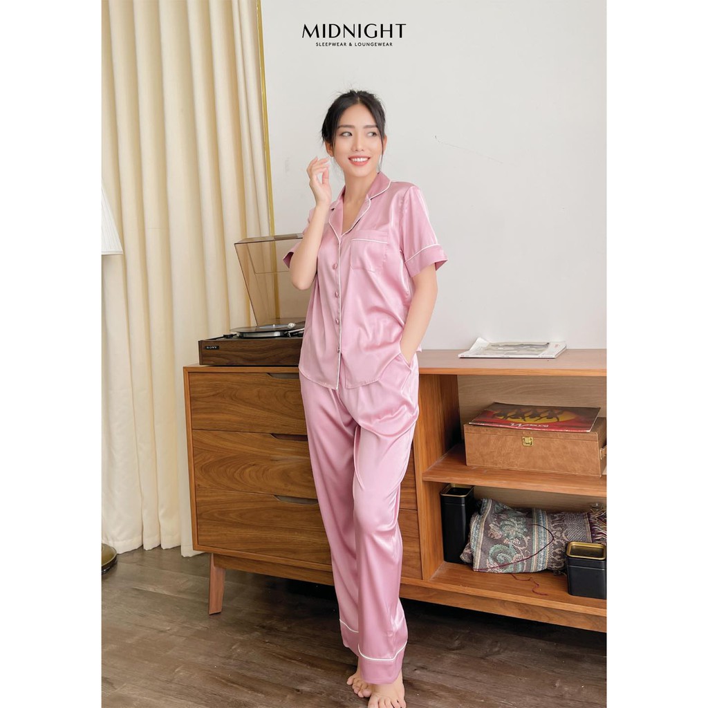 Đồ ngủ mặc nhà Pyjamas Basic Tay Ngắn Quần Dài - Midnight Sleepwear