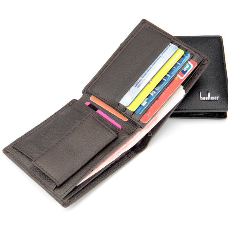 Ví Nam Da Bò Chính Hãng Beallerry Siêu Bền Đẹp | Bóp Da Nam Tặng Kèm Hộp Bảo Hành 12 Tháng | VB03 Saka.Shop99