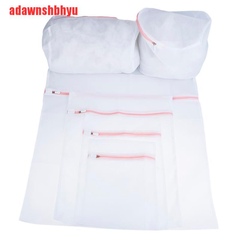 Túi lưới giặt đồ lót vớ có khóa kéo sử dụng trong máy giặt