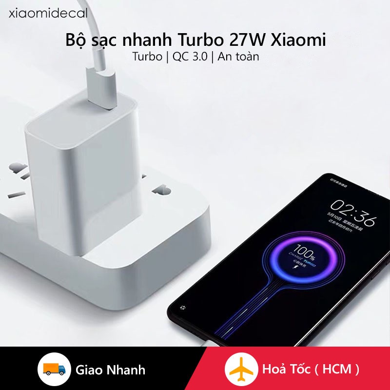 Bộ sạc nhanh Turbo 27W MDY-10EH Xiaomi