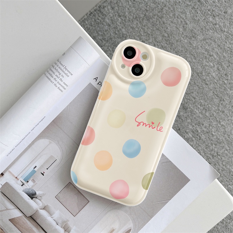 Ốp lưng iphone đệm khí chấm bi và tim 6/6plus/6splus/7/7plus/8/8plus/xs/11/12/13/pro/max/plus/promax-SALE HOT C2-2