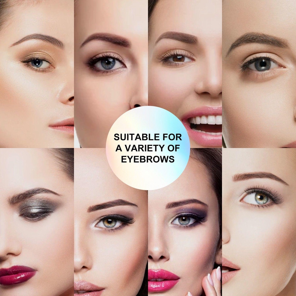 Bộ Con Dấu Trang Điểm Lông Mày Chống Nước Tiện Dụng