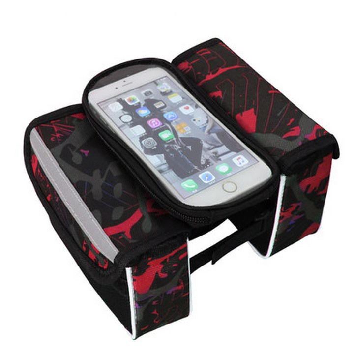 Túi xe đạp cao cấp,túi treo sườn xe đạp chống nước bọc cảm ứng phù hợp với mọi dòng xe