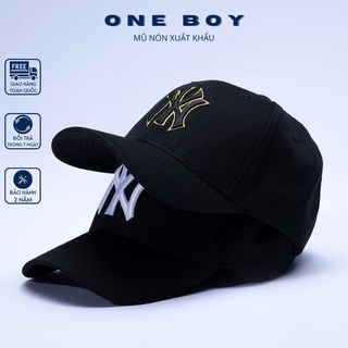Mũ lưỡi trai nam - Nón kết lưỡi trai nam nữ NY form dáng thời trang cao cấp phong cách unisex hàng full tag mac