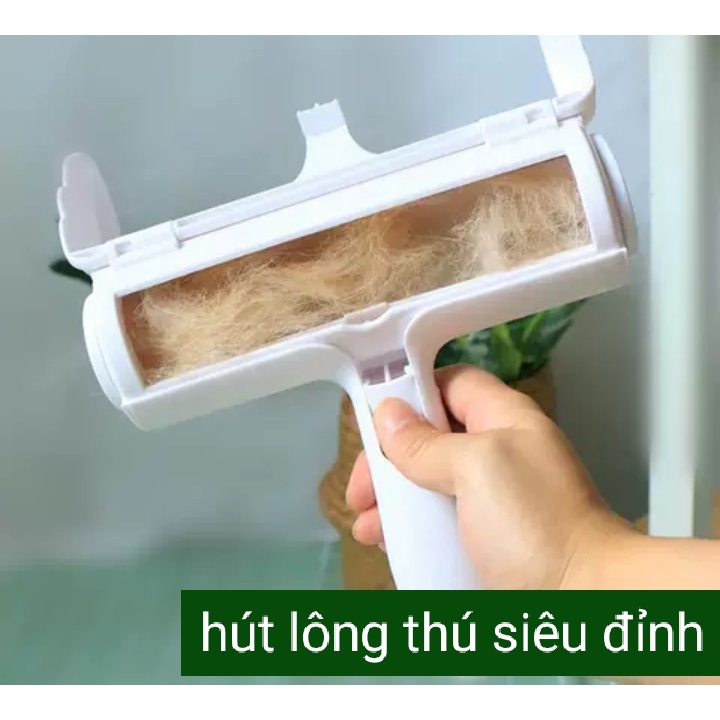 Cây lăn tĩnh điện phiên bản đặc biệt - Cây lăn lông chó mèo, lăn tóc, bui vải - Thiết kế đẳng cấp vô cùng chắc chắn