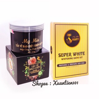 BỘ ĐÔI TẨY TẾ BÀO CHẾT VÀ TẮM TRẮNG SUPER CẤP TỐC MY MIU