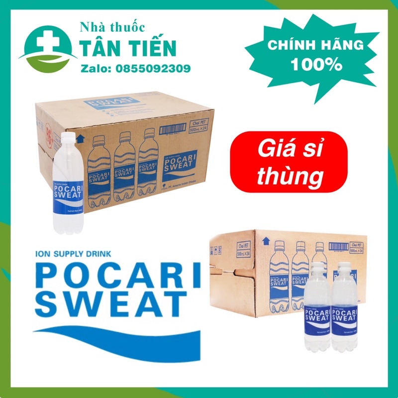 POCARI SWEAT bù nước và khoáng (Thùng 24 chai)