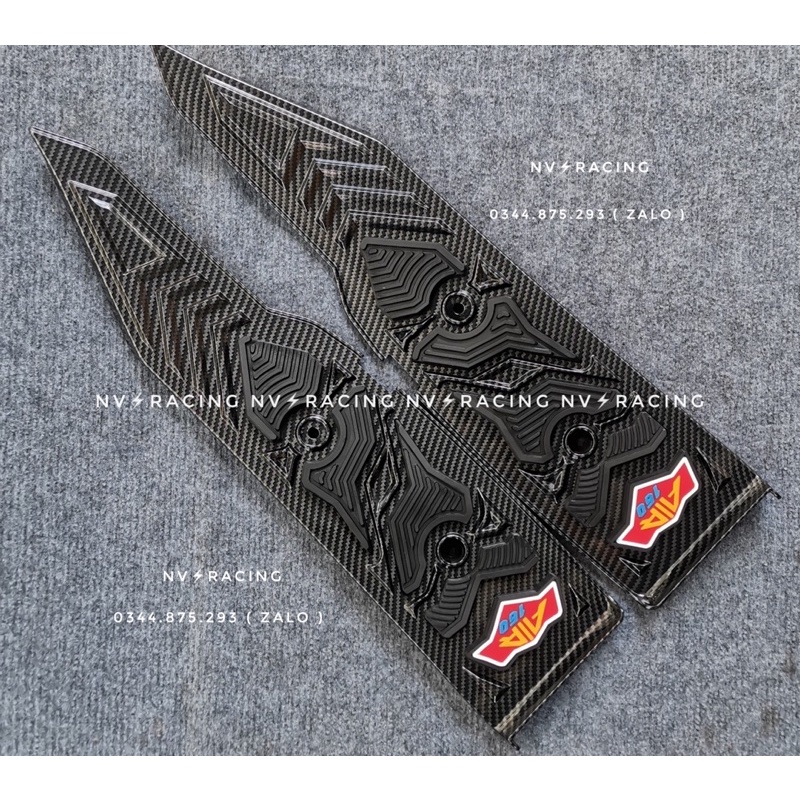 Bộ gác chân trước Air Blade 2022 160cc phũ carbon, Xinken cao cấp