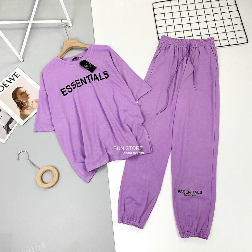 Set Essen quần bom cotton 💖FREESHIP💖 Set bộ ESSEN 3 màu cực xinh AD32 - Anhduong.store | BigBuy360 - bigbuy360.vn