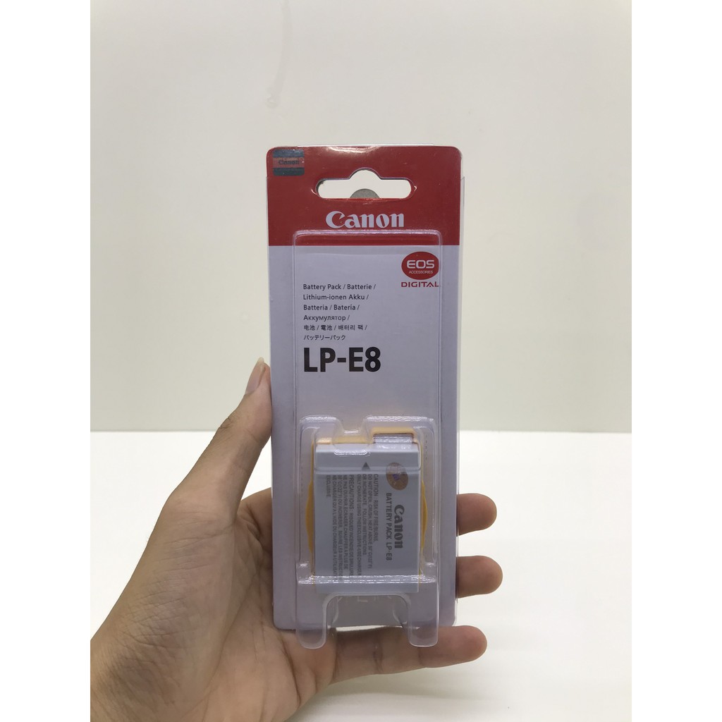 Pin Canon LP-E8  1120mAh cho thân máy Canon 550D, 600D, 650D, 700D, Dung lượng cao