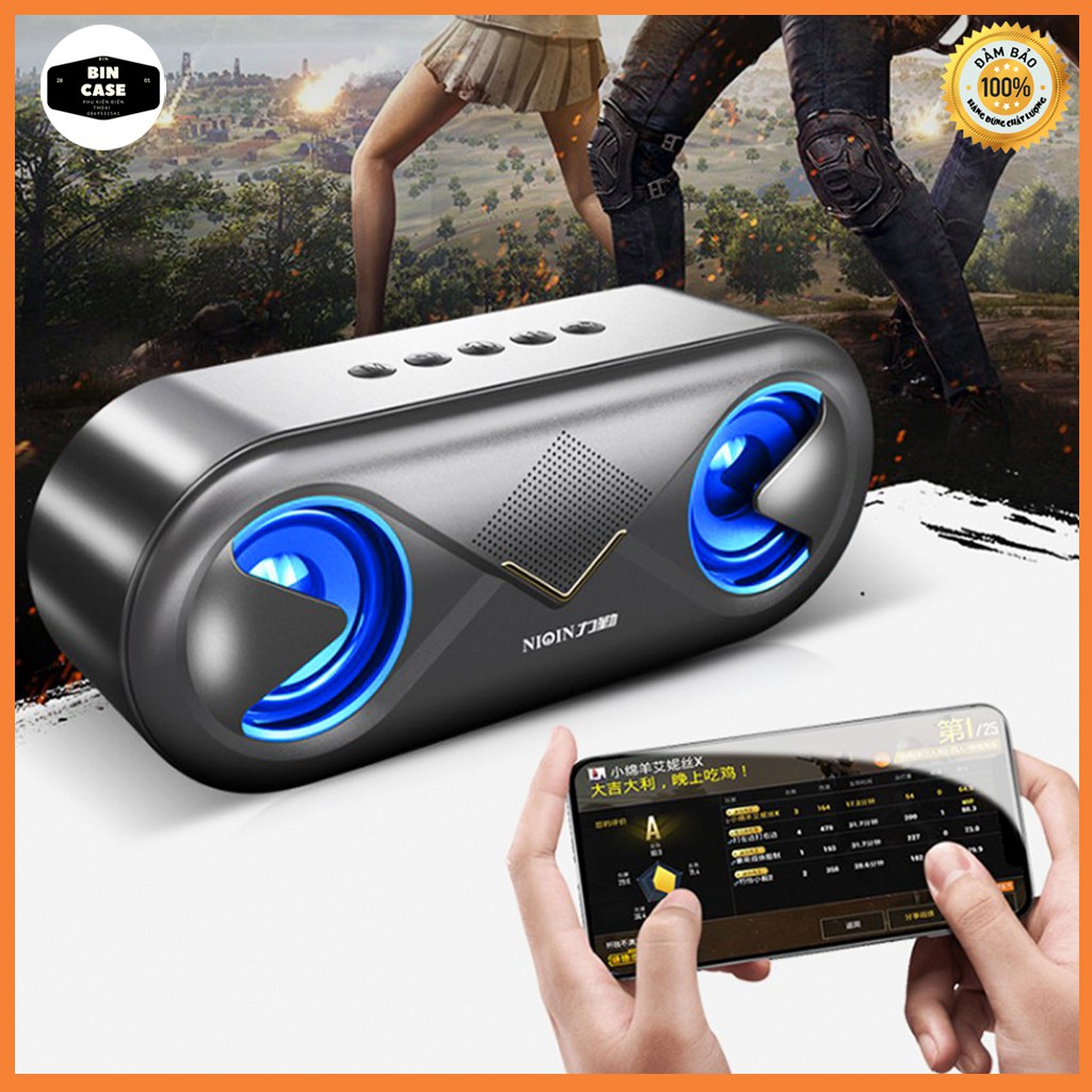 Loa Bluetooth Không Dây S6 SUPER BASS 4D Cao Cấp Phiên Bản Nâng Cấp NIQIN S6 - Wireless Bluetooth 5.0 Speaker