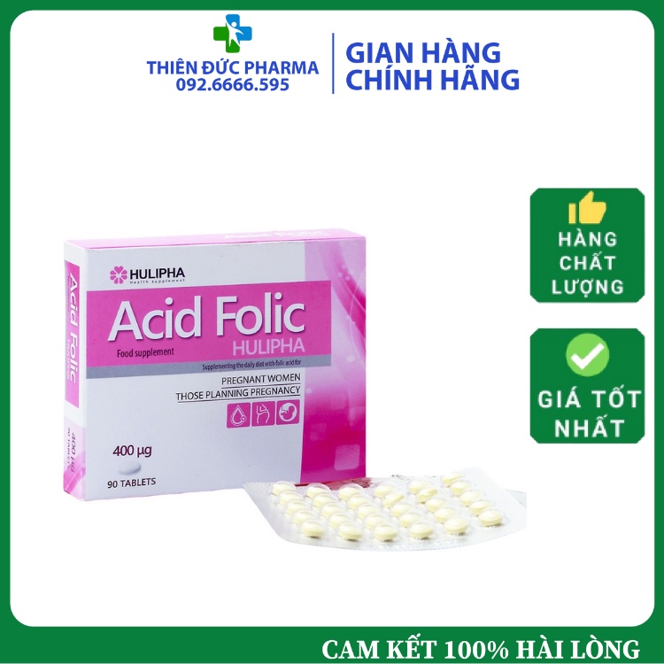 Acid Folic Bổ Sung Folic Acid Cho Phụ Nữ Mang Thai Và Phụ Nữ Đang Có Kế Hoạch Mang Thai