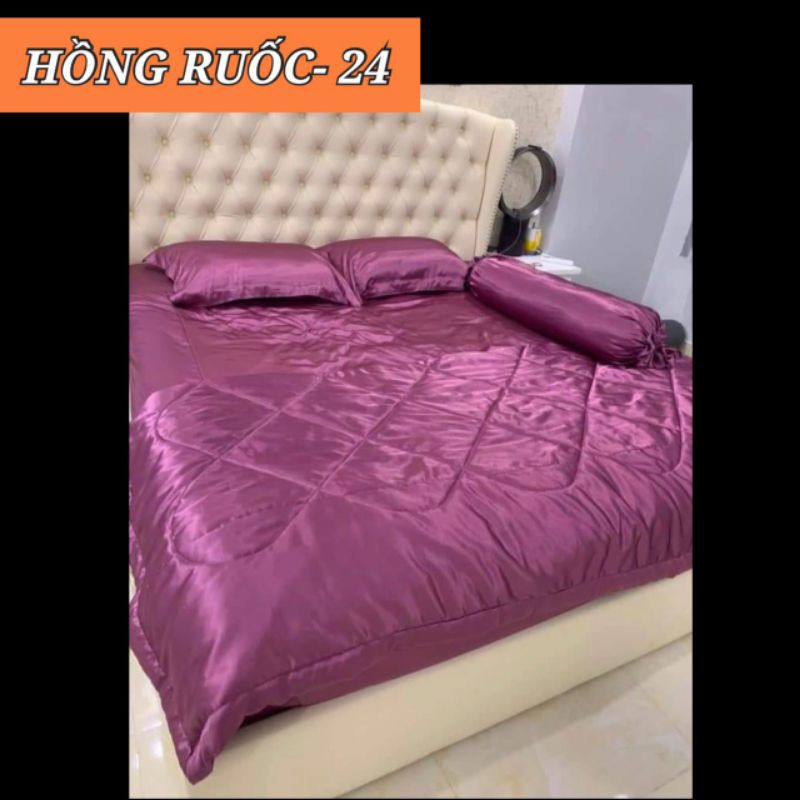 Bộ Chăn Ga Gối Phi Lụa Giá Rẻ Nhất Shopee