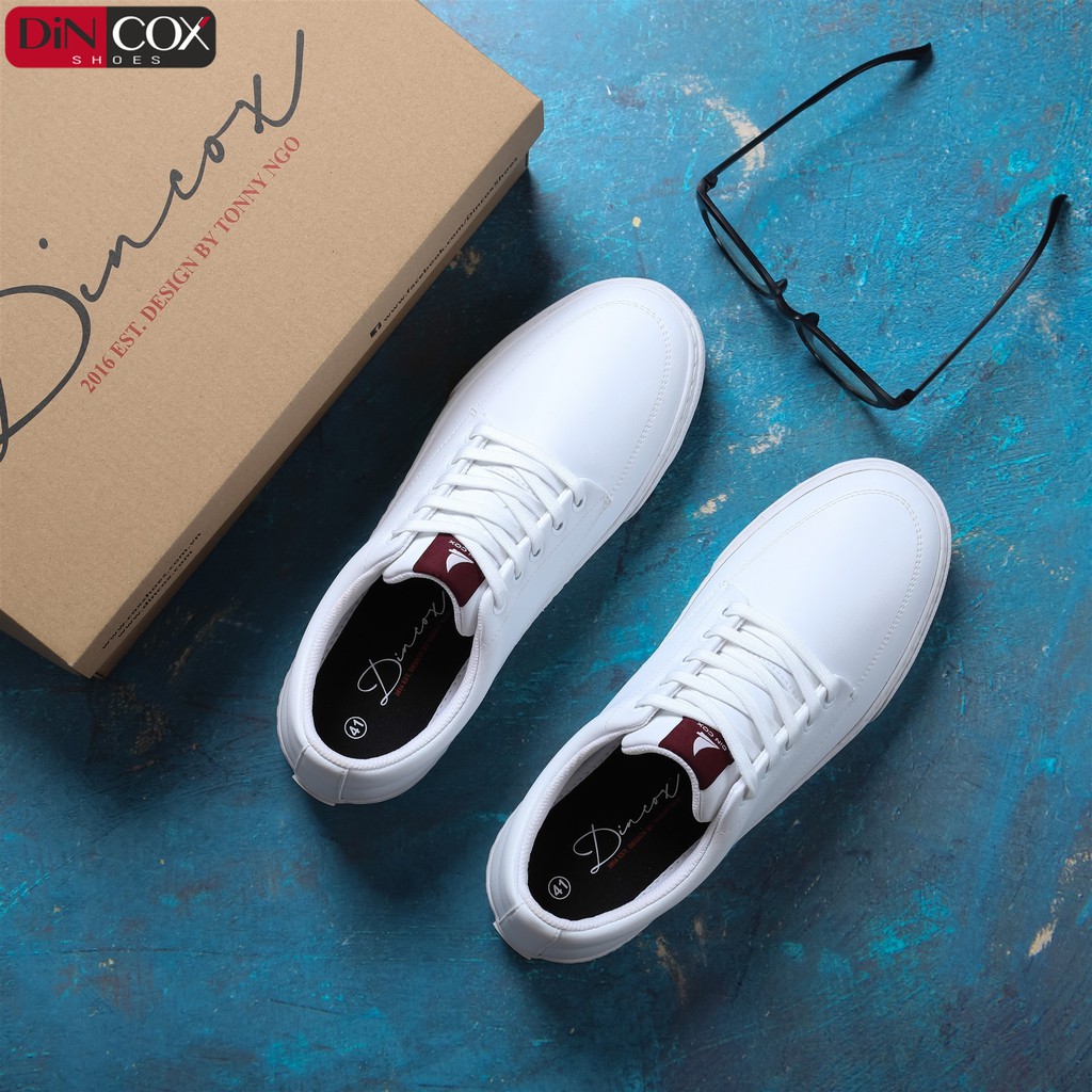 [COX] Giày Sneakers Dincox Nữ/Nam D06 WHITE CHÍNH HÃNG