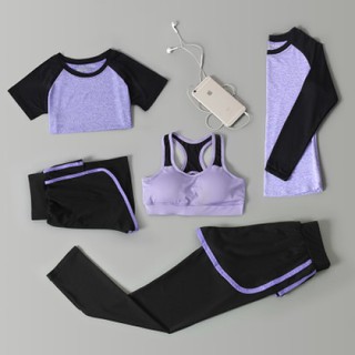 SET ĐỒ TẬP GYM NỮ 5 MÓN CAO CẤP