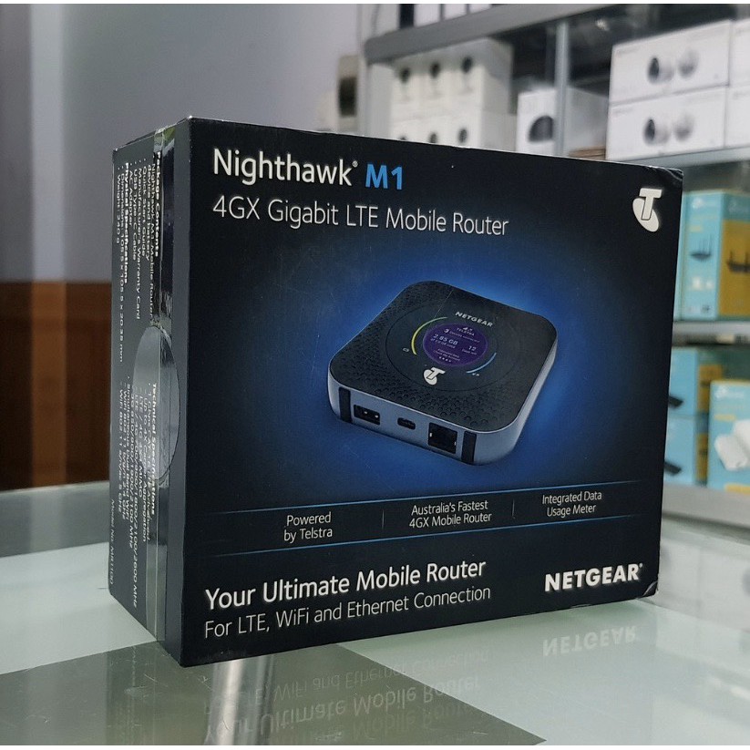 Bộ Phát Wifi 4G Cao Cấp Netgear M1  - Hàng Thương Hiệu Mỹ - Tốc độ 4G 1000Mbps -Pin 5040mAh - Hỗ Trợ 20 Máy
