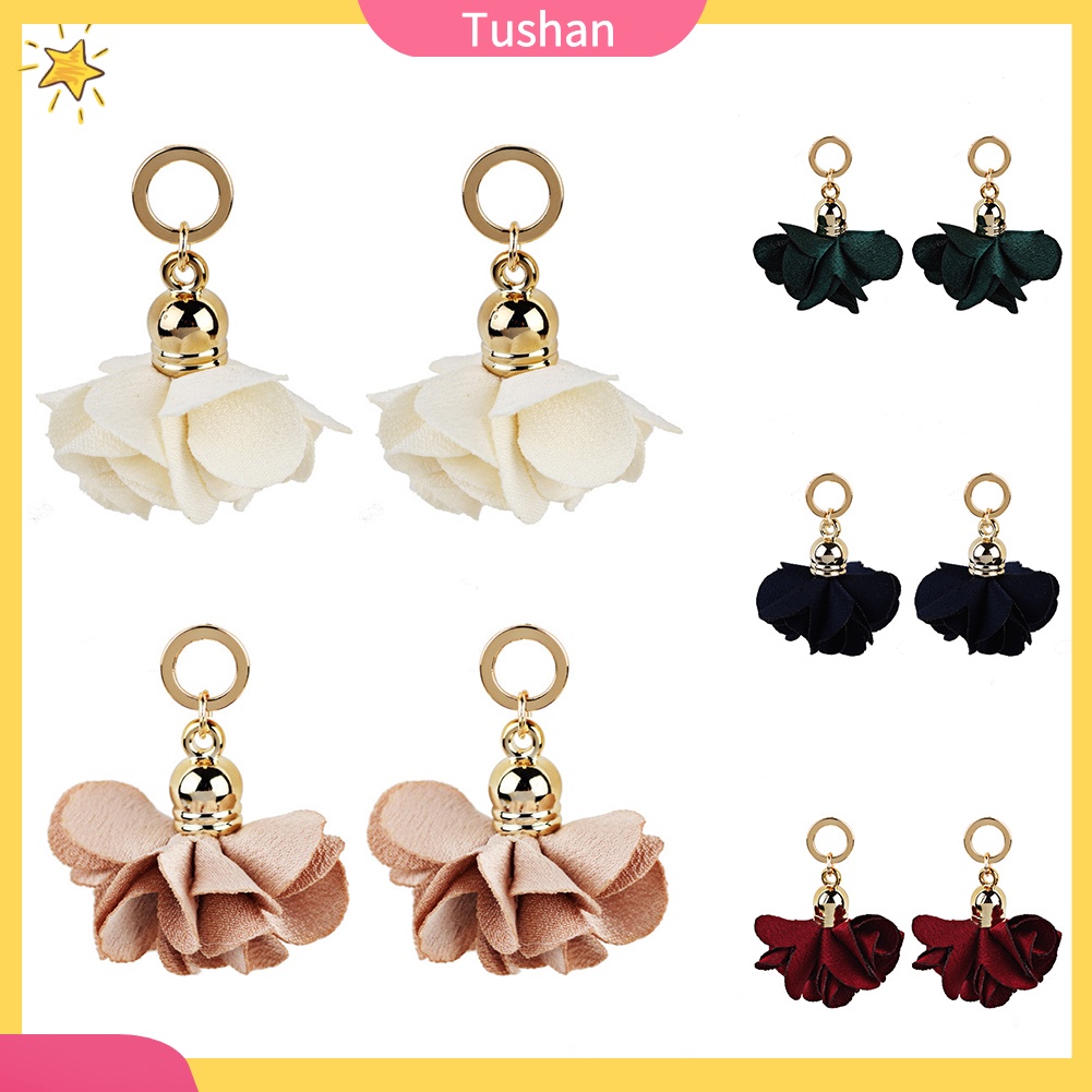 Hoa tai dáng dài thời trang phong cách cho nữ