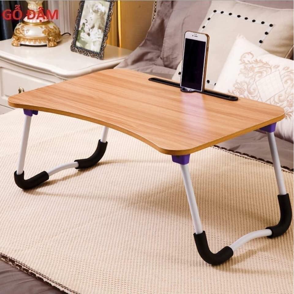 Bàn Học Gấp Gọn Thông Minh Có Khe Cắm Ipad KT 60X40X28 Nhiều Màu Lựa Chọn NTFurniture