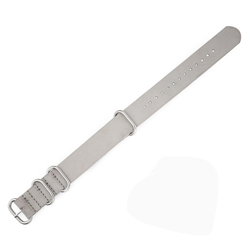 Dây Đeo Đồng Hồ Bằng Da Dày Cao Cấp 18mm 20mm 22mm 24mm ZULU Nato