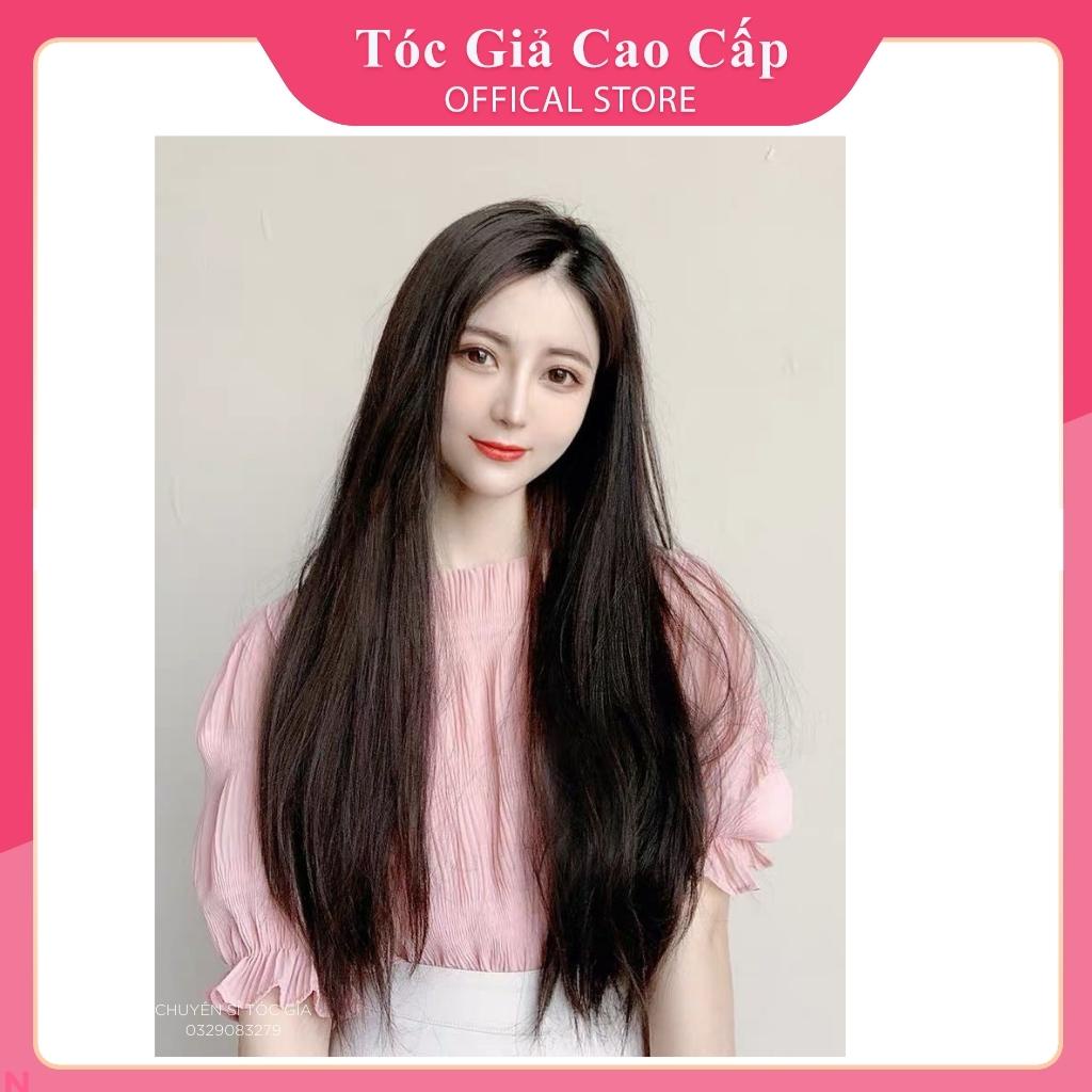 Tóc kẹp thẳng dài 60cm, sợi tơ mềm mượt, A10