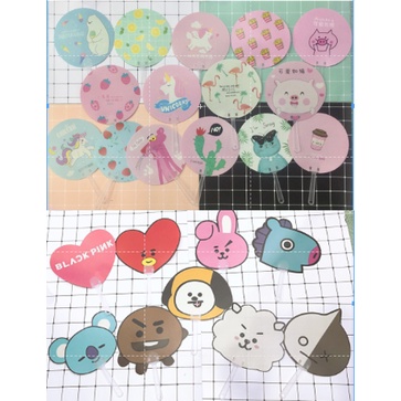 Q1 Quạt nhựa cầm tay quạt cute thần tượng cute dễ thương idol