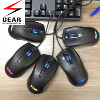 Chuột chơi game Fuhlen X102S, 2400DPI,Lò xo Omron 10 triệu click | SM680R M87S