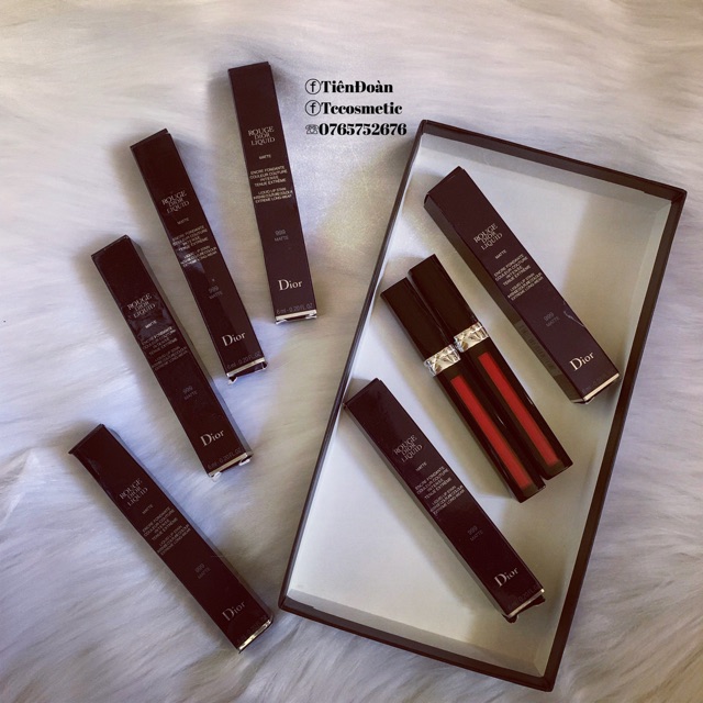 Son Kem Dior Liquid 999 Matte Đỏ Tươi