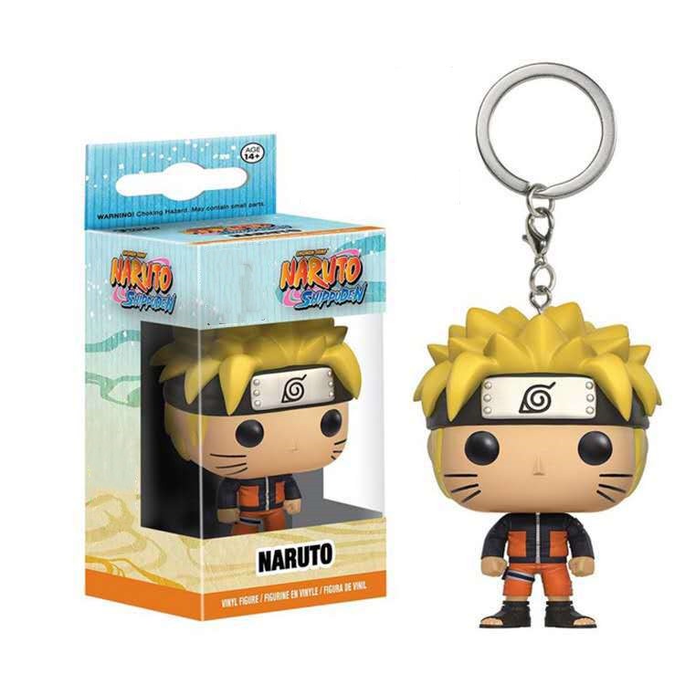 1 Móc Khóa Mô Hình Nhân Vật Uzumaki Naruto Funko POP Bằng PVC
