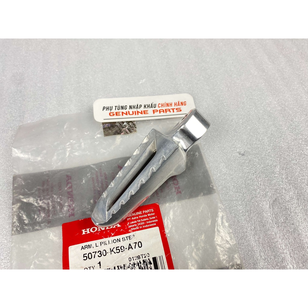 Cục nhôm gác chân sau Vario Click 2018 2021 chính hãng Honda Indo 50720K59A70 / 50730K59A70