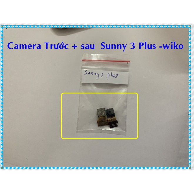 Camera trước + sau Sunny 3 plus - wiko