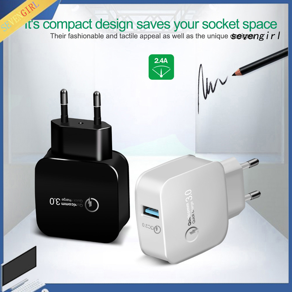 Bộ Sạc Nhanh Qc3.0 Usb Đơn Cho Iphone Huawei