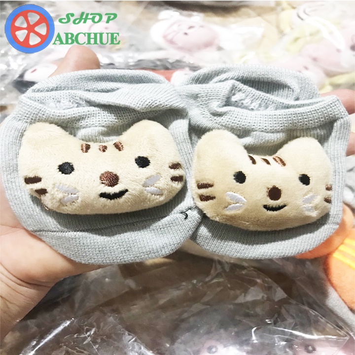 Tất vớ hình thú cho bé trai bé gái trẻ sơ sinh chống trơn trượt -nhiều mẫu