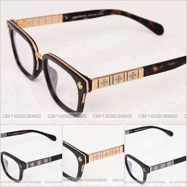 Gọng kính Nam thời trang cao cấp Chrome Hearts SLHOREGASM