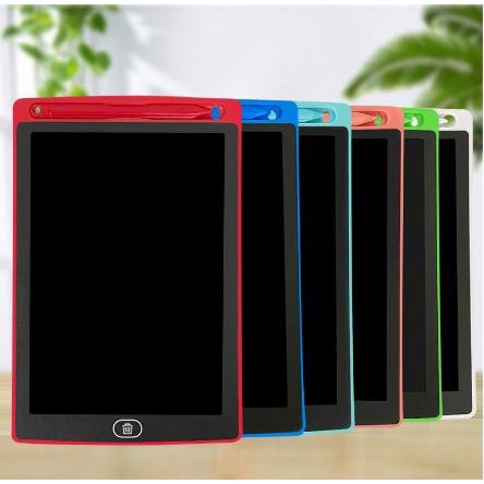 Bảng Viết tự xóa LCD, Bảng Vẽ Điện Tử Thông Minh Tự Động Xóa Thúc Đẩy Tư Duy Sáng Tạo Cho Bé 8.5 inch đơn và đa sắc