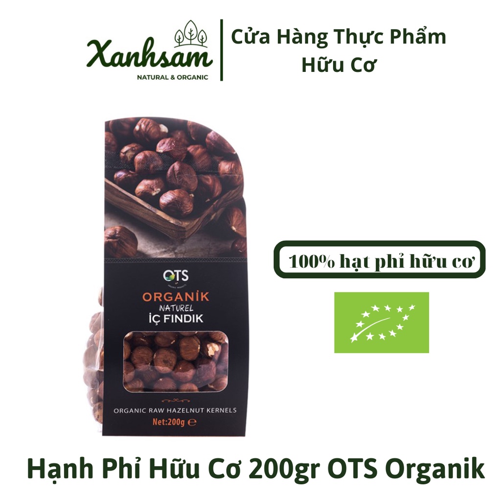 Hạt Phỉ Hữu Cơ 200gr OTS Organik - XanhSam Organic