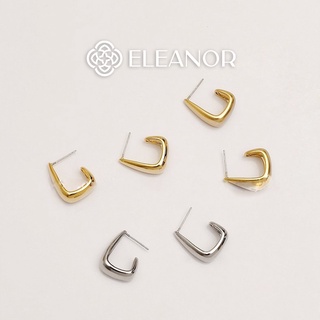 Bông Tai Nữ Eleanor Chuôi Bạc 925 Hình Chữ L Đơn Giản, Thanh Lịch