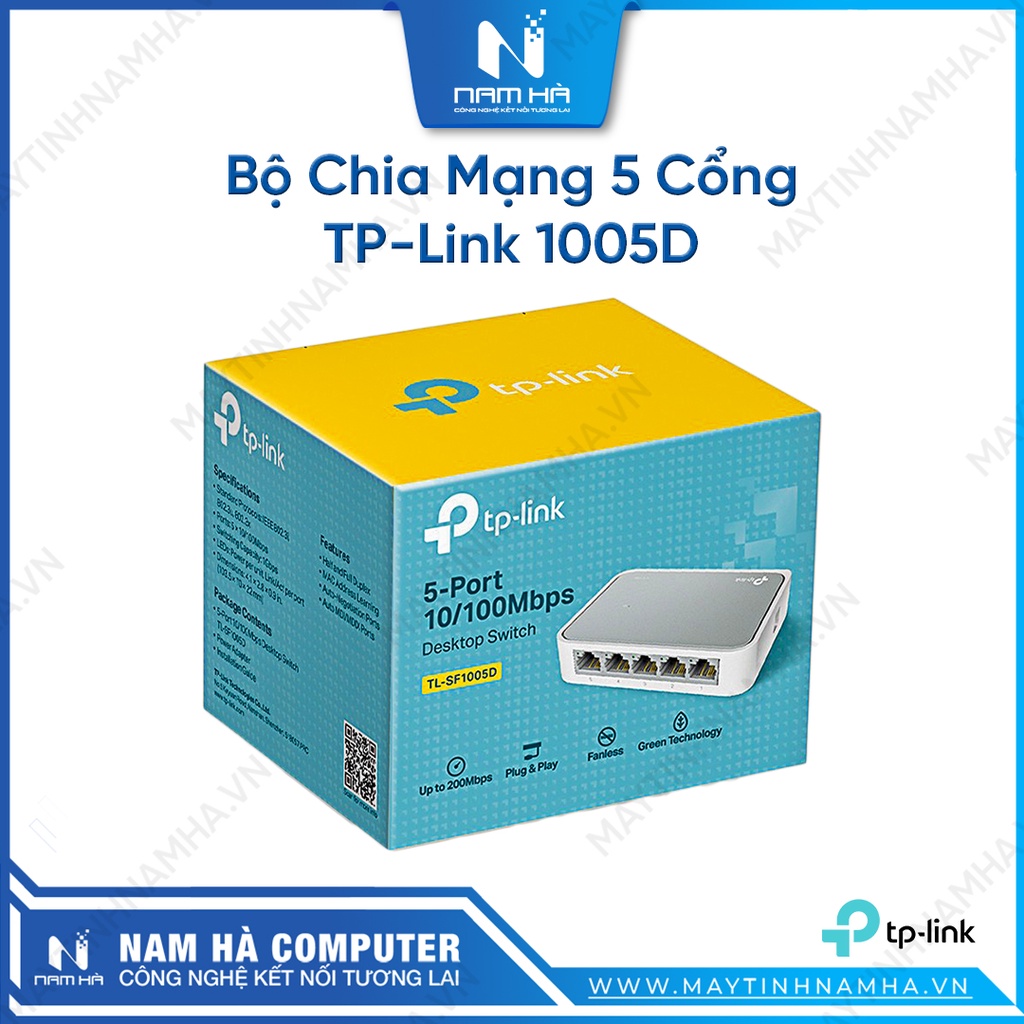 Bộ chia mạng 5 cổng TP-Link 1005D 1008D 10/100M - Hàng Chính Hãng - Bảo Hành 2 năm