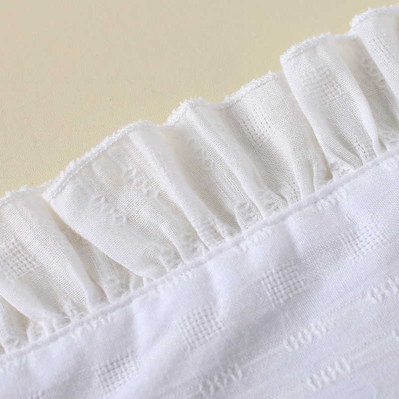 San * Găng Tay Voan Jacquard Xếp Ly Nhún Bèo Có Thể Tháo Rời Ấm Áp Trang Trí Cho Nữ