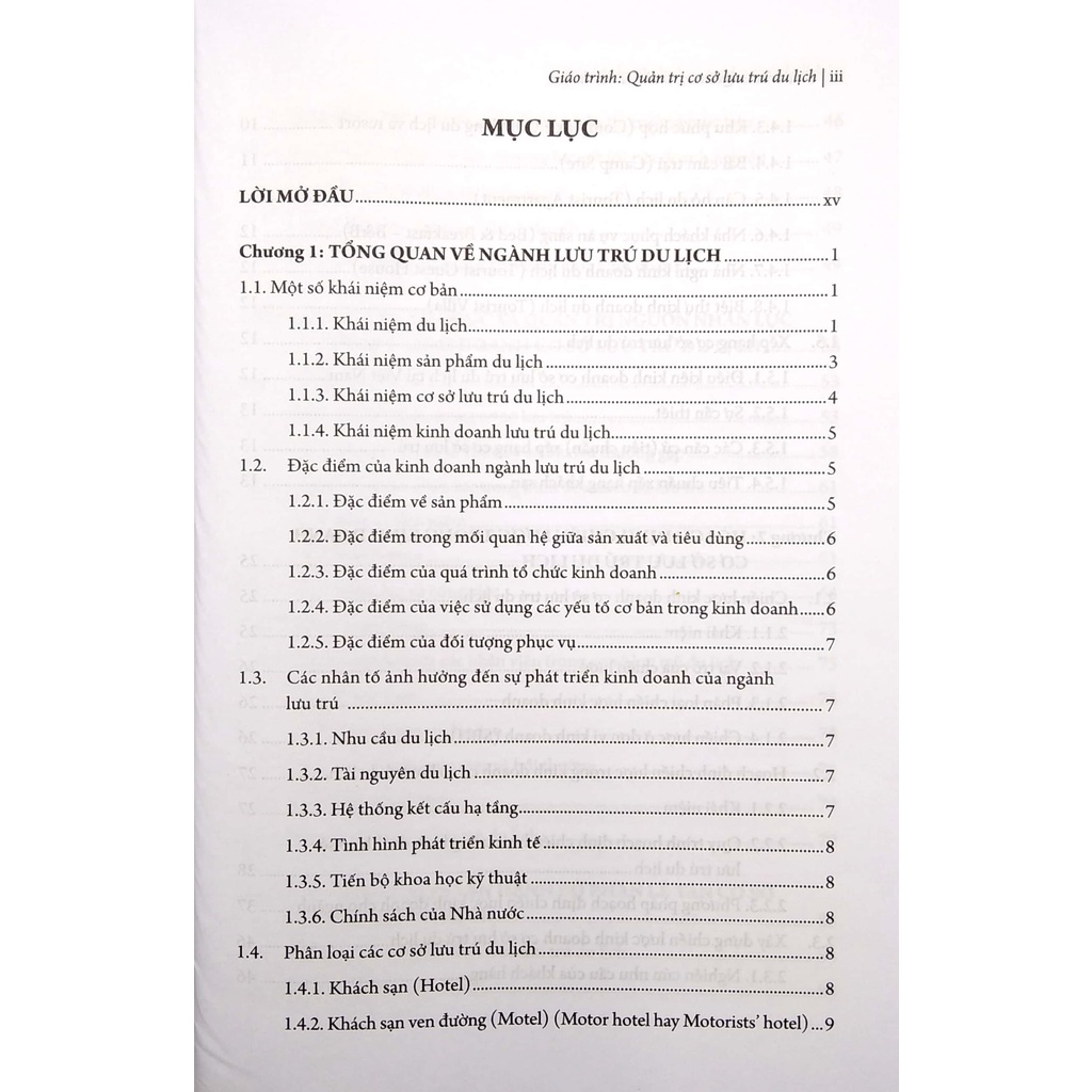 Sách Giáo Trình Quản Trị Cơ Sở Lưu Trú Du Lịch